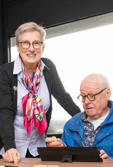 gertie gastvrouw huiskamer Anna Ziekenhuis