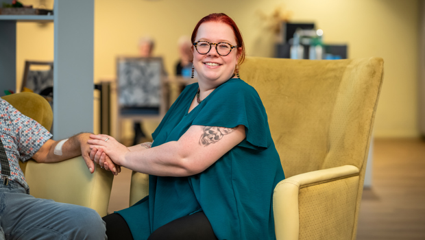 Kristel is welzijnsmedewerker bij Anna Ouderenzorg
