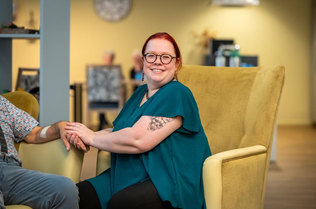 Kristel is welzijnsmedewerker bij Anna Ouderenzorg