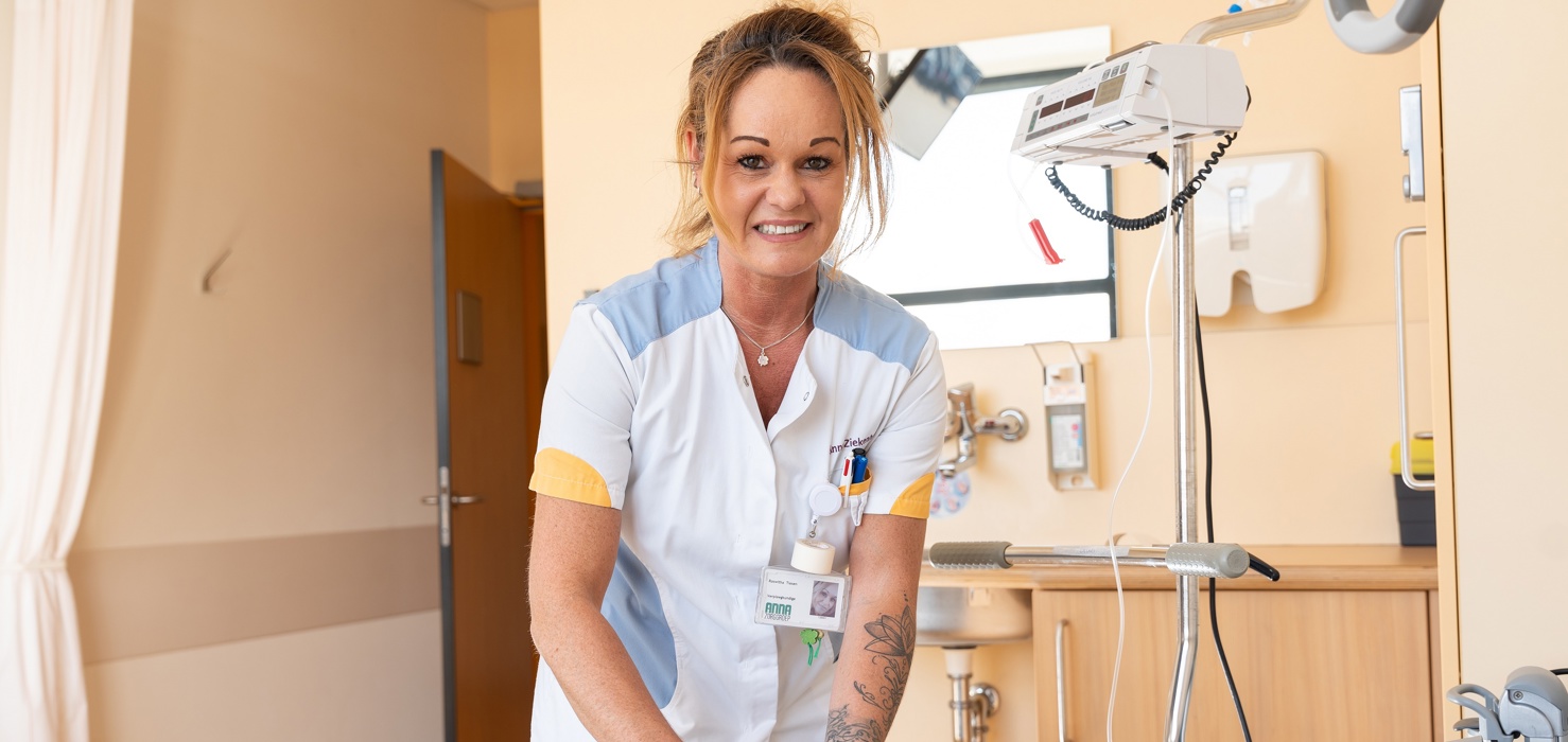 Roswitha is verpleegkundige cardiologie bij het Anna Ziekenhuis