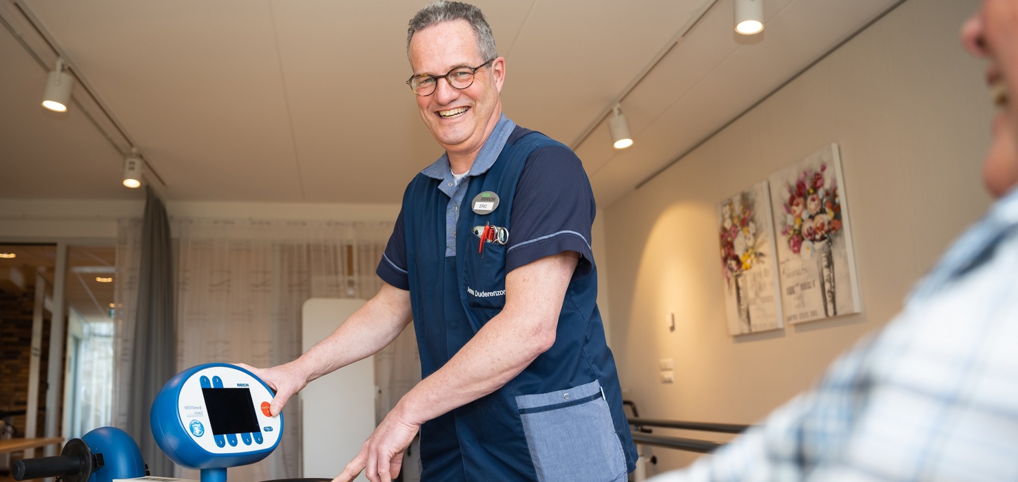 Eric is verpleegkundige bij Anna Ouderenzorg op de afdeling Centrum voor Herstel en Revalidatie 