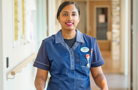 Shailini, ons geduldige gezicht